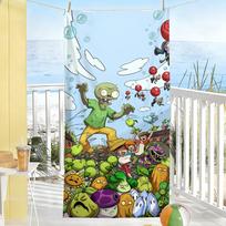 Game P-Plants Vs-Z-Zombies Funny Towel Soft Pool Gift For Travel Gym Shower Camping Quick Dry Sports Large Beach Towels W30*H60(CM)