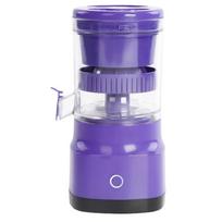 Electric Citrus Juicer Citrus Juicer Machine USB Rechargeable Portable Juicer 400ml Detachable for Orange Lemon Grapefruit violetinė