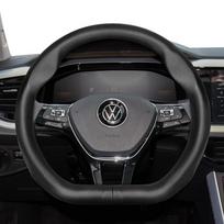 Volkswagen apvaliam D formos vairaračiui dangtelis VW Polo Golf 4 5 6 7 Up Gol Passat B8 B7 CC Touran Tiguan T-Roc Touareg ID3