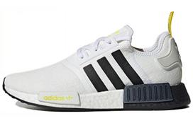 Adidas NMD_R1 Stlt Primeknit 'Baltas Juodas Ryškiai Geltonas' FV2549 44⅔
