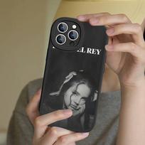 Singer Lana Del Rey Phone Cover For IPhone 11 12 13 14 15 16 Pro Max Mini Plus Soft Leather Case 11 pro max