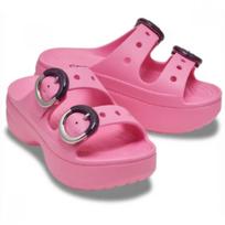 Crocs Saturday Platform Deep Died Buckle Sandal Women 213246 669 W5(220)
