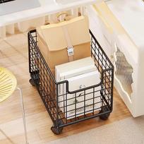 Rolling File Cabinet for under Desk with Wheels Storage Cart Small Space juoda