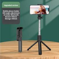 Cell Phone Selfie Stick Tripod Bracket With Bluetooth Remote Control Wireless Selfi Stick Phone Holder Stand for iPhone Samsung juoda