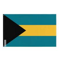 Drapeau des Bahamas – 60 x 90 cm – Polyester Résistant – 2 Œillets en Métal – Usage Intérieur / Extérieur – Pixelforma gryna