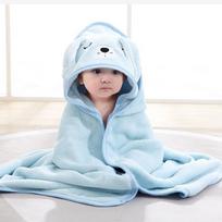Baby Bath Towel, Shower and Swimming Hooded Cape, Cute Children's Beach Bag, Bath Towel, Coral Fleece Quick Drying Absorbent, Baby Beach Towel 80*80cm