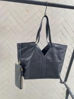 New lazy and slack feeling large bag women's leather bag large capacity shoulder portable commuter bag 32*6*31cm juoda