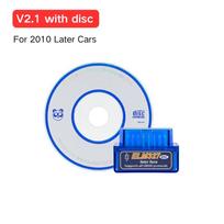Bluetooth5.1 MINI ELM327 V2.1/V1.5 Auto OBD2 Scanner With Disc Car Diagnostic Tool Code Reader Tool For Android/IOS/Windows