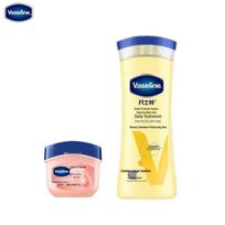 Vaseline Intensive Care Body Lotion & Sweet Peach Lip Balm Set