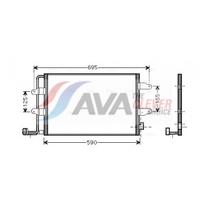 Oro kondicionieriaus kondensatorius AVA Clever Choice VNA5252