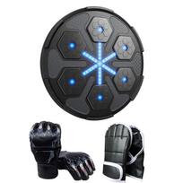 Muzikos bokso aparatas Smart Boxing Trainer sieninis laikiklis RGB Light Music Boxing Wall juoda