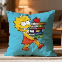 Hot T-TThe Simpsons Cushion Cover Soft Washable Pillow Case Multi-Scene for Couch Bed Travel Office Use 30cmx30cm