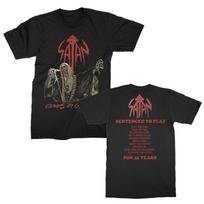 SATAN grupės CD viršelis Nuteistas 35 metams TEISMAS VIETOJE Oficialūs MARŠKINĖLIAI XXL 2XL nauji Unisex marškinėliai XXXL