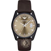 Emporio Armani Tazio Smėlio spalvos Odinis/Rudas Vyriškas Kvarcinis Laikrodis AR6081 smėlis
