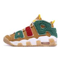 Nike Air More Uptempo Kviečių spalvos Vidutinio aukščio Senoviniai krepšinio bateliai GS Raudoni Žali Rudi DQ4713-700(TeamTen-) 39