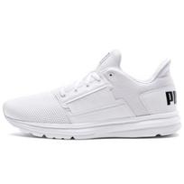 Puma Unisex Enzo Street Low-Top Running Shoes White Black 190461-09 EU 39