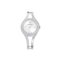 Swarovski Uptown Eternal serijos laikrodis Kvarcinis mechanizmas Nerūdijančio plieno apyrankė 30 mm Sidabrinis ciferblatas Moteriški laikrodžiai 5377545 Silver White Watch Dial white