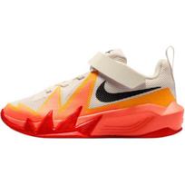Nike ST Dynamite Breathable Low top Basketball Shoes Beige Orange Kids' IH2307-100 32