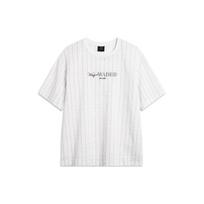 Li-Ning Way Of Wade Series Striped Woven Short-Sleeve T-Shirt White Men ATSU347-5 L