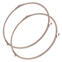 2pcs Microwave Oven Turntable Bracket Circle Rotating Ring Circular Roller Bracket 14mm Microwave Wheels 17.8cm