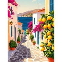GATYZTORY Paint By Number Town Landscape Pictures By Number Drawing On Canvas HandPainted Art Gift Kit DIY Home Decoration 30x20cm no frame
