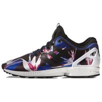 Zx Flux Nps Adidas Originals 'Black Blue Yellow' B34467 40⅔
