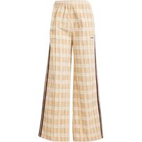 Adidas Originals Velvetinė languota plačių kojų kelnės IX1055 L