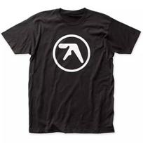 Aphex Twin Logotipas Marškinėliai S juoda