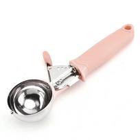 Multi-Function Ice Cream Scoop Rebound Snowball Maker Durable Kitchen Tool  Frozen Yogurt rožinė