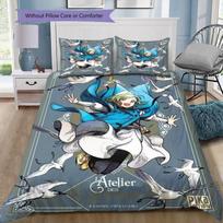 Witch Hat Atelier Grimoire Edition 3Pcs Bedding Set, Duvet Cover with 2 Pillowcases, No Core 135x200cm