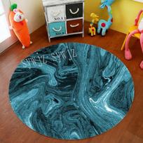Marmurinis geometrinis apvalus kilimas Svetainė Biuro kėdė Kompiuterio stalo kilimėlis Namų nuo užsiteršimo apdaila Miegamojo kavos staliuko kilimėlis diameter 40cm