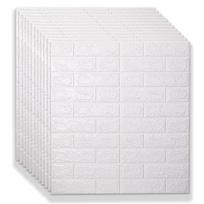 10vnt 70*77cm 3d putplasčio sienų lipdukų plokštės plytų vandeniui atsparios lipnios tapetos svetainės miegamojo namų namo vonios kambario dekoras 10 pieces/Pack