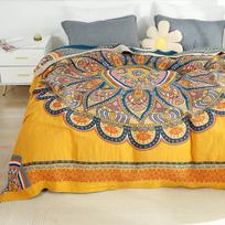 Europos mandala laisvalaikio antklodė 100% medvilninis rankšluostis antklodė vasarinė paklodė dviguba antklodė minkšta lovatiesė boho sofos rankšluostis 150x200cm gray