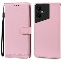 Pova Neo 3 dėklas Tecno Pova Neo 3 dėklui Piniginė Atverčiamas Odinis Dangtelis Tecno Pova Neo 3 Neo3 dėklui Telefono Dangtelis Coque Fundas For Tecno Pova Neo 3 rožinė