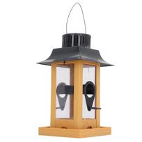 Solar Light Bird Feeder Easy Refill Long Lifespan Decorative Outdoor Hanging Bird Feeder for