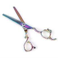 Professional Hair Cutting Thining Scissors Salon Barber Hairdressing Shear #04 tooth scissors įvairiaspalvis
