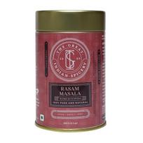 Didysis Indijos prieskonių namas | Rasam Masala - 100g skardinė | Garų sterilizacija, Šviežia iš ūkio, Autentiškas 8 prieskonių mišinys, Nepapildytas, Be konservantų