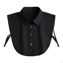 Women Fake Neck Half Shirt,Comfortable Bib Lapel for Costume Accessories