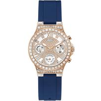 GUESS ladies' quartz watch with stainless steel case, suitable for business occasions, as a gift for others, GW0257L3 mėlyna