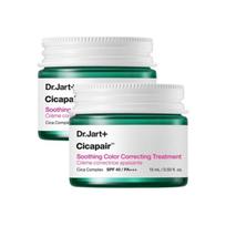 Dr. Jart+ Cicapair™ Soothing Color Correcting Treatment SPF40 PA+++| 15ml × 2 Pack  – Redness Neutralizing,Sensitive Skin Base Makeup 15ml x 2