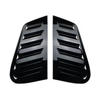Blizgios juodos galinio lango žaliuzių dangtelio apdaila Volkswagen VW Golf 4 MK4 1997-2006 šoninėms oro angoms Glossy Black