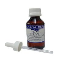 S.R Brothers Bay Laurel Leaf (Laurus nobilis) Pure & Natural Therapeutic Grade Essential Oil Plastic with Dropper 10 ml