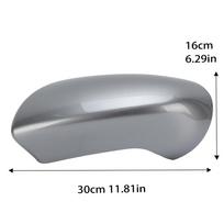 Šoninio galinio vaizdo veidrodžio dangtelis Nissan Qashqai J10 2007-2014 m. Euro Tamsiai pilkas Su sagtimi Durų veidrodžio dangtelis Automobilio priedai 1pc left