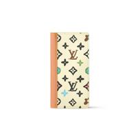 Louis Vuitton Monogram Print Coated Canvas Wallet Unisex wallet Beige M83335 Basic Set (Bag+Dust Bag)