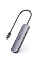 Anker Hub 100W USB PD 4K HDMI 5Gbps Data Ports USB-C (5-in-1, 4K, HDMI) Gray, Support, Port, High-Speed Transfer, USB-C/USB-A