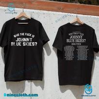 Sturgill Simpson Kas per velnias yra Johnny Blue Skies 2025 m. turas Unisex marškinėliai Unisex marškinėliai XXXXL