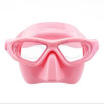 HOTDIVE Liquid Silicone Snorkeling Mask rožinė