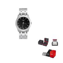 TISSOT Kutu Collection Quartz Movement Men's Watches Watch 39mm Black Dial Stainless Steel Watchband T035.446.11.051.00 Regular Watch Box