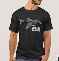 AV8B Harrier II Priešžemio atakos lėktuvas T-shirt Vasarinis Medvilninis Trumpomis Rankovėmis Apvalia Kaklo Iškirpte Vyriškas T-shirt Naujas S3XL S