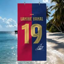 Football Star L-lamine Y-yamal Towel Quick Drying Beach Towels Are Suitable For Swimming Pools Camping Yoga And The Gym W30*H60(CM)